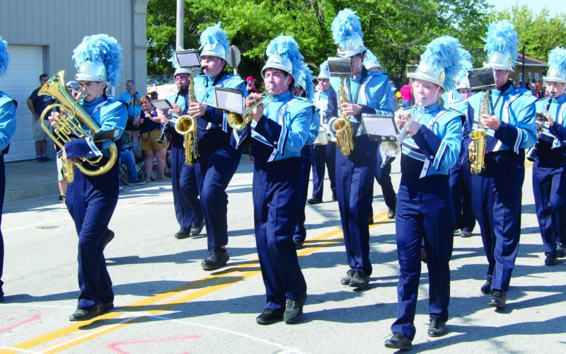 A number of tunes were performed by the Southeast High School marching band during the annual Weir Homecoming Parade September 17.