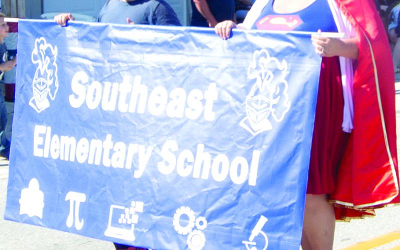 Southeast Elementary School was represented by both students and teachers during the annual Weir Homecoming Parade September 17.