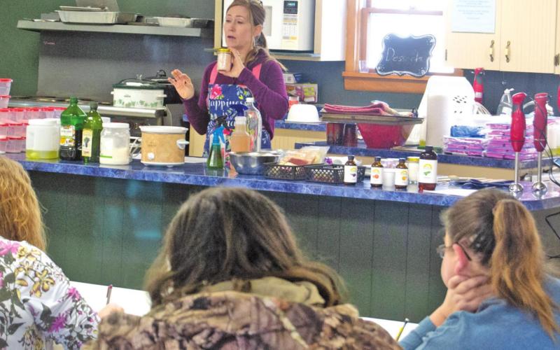 Handmade soap making draws crowd