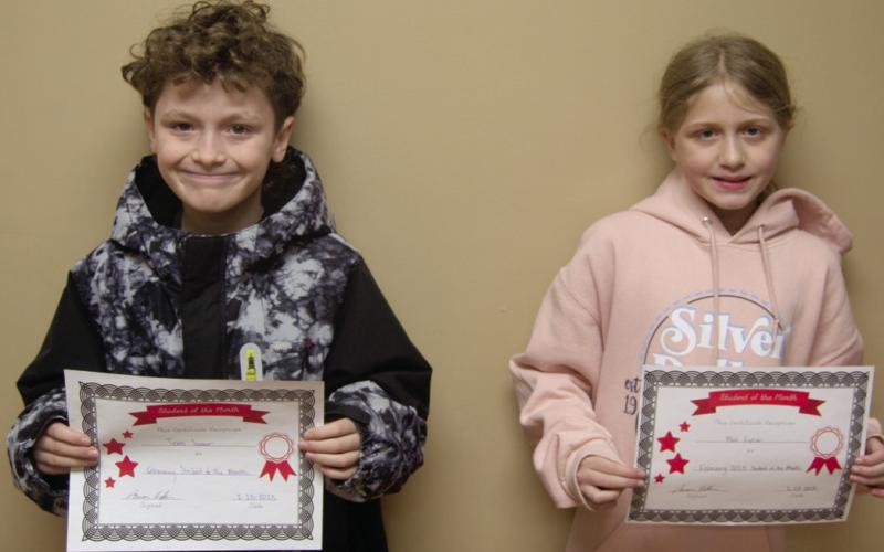Central names students of the month