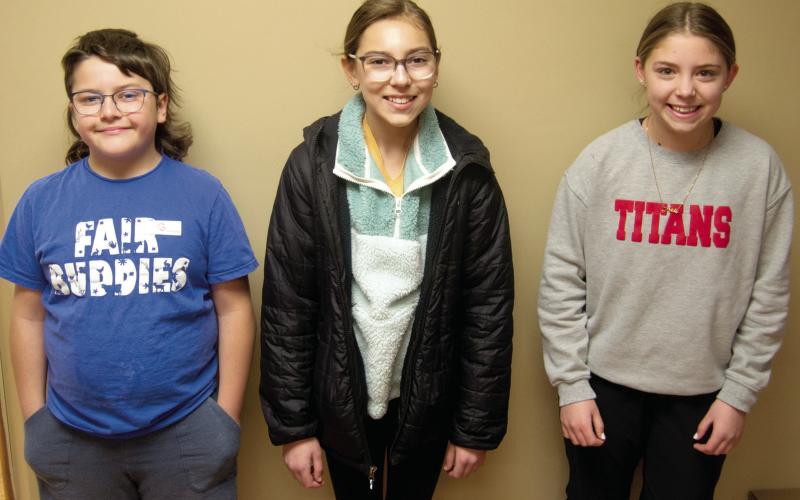 Central names students of the month