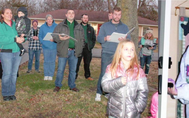 A group of carolers