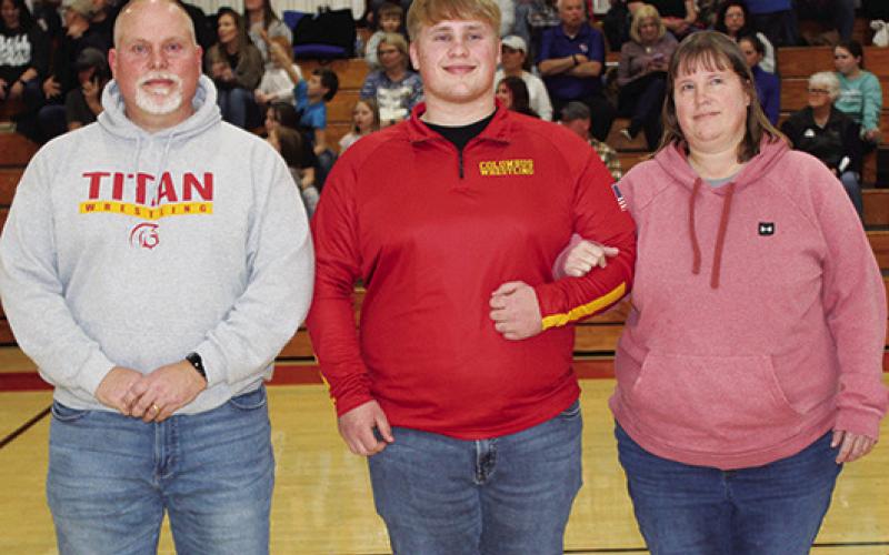 Titan Wrestling Seniors recognized