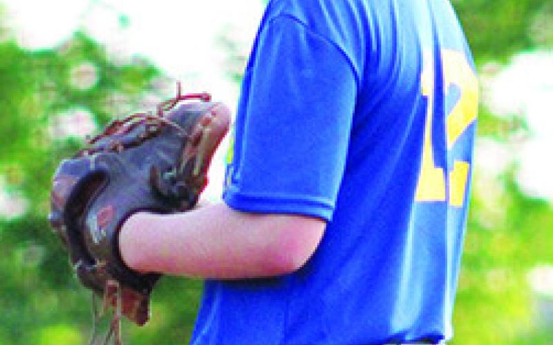 John Parsons, was on the mound for Natalini Automotive/ NAPA, Monday night against Mercy in the 10 and Under/Minor League, Columbus Cal Ripken game at Volunteer Field. (Courtesy photo.)