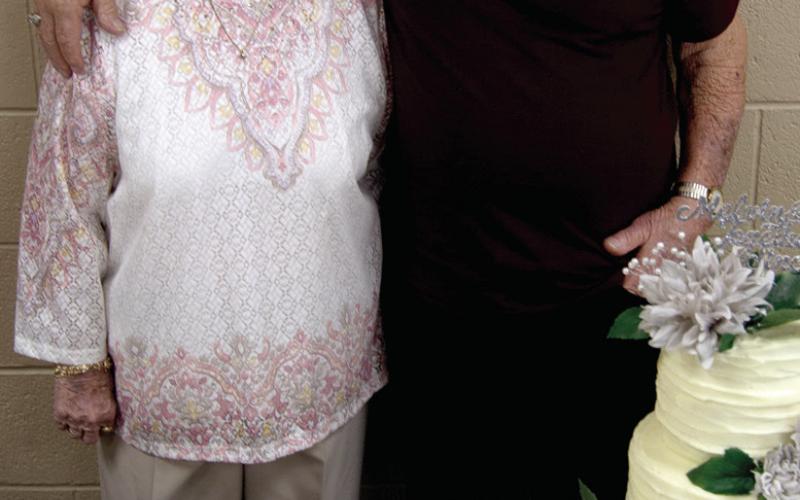Prudy and Melvin Huffman celebrated their 70th wedding anniversary