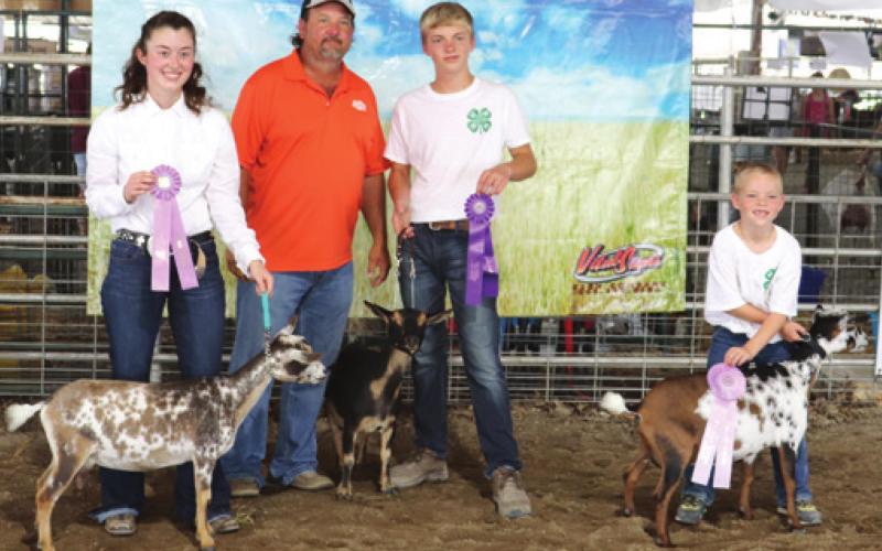 Dairy goats earn ribbons for Cherokee County 4-H members