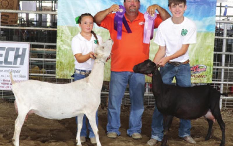 Dairy goats earn ribbons for Cherokee County 4-H members