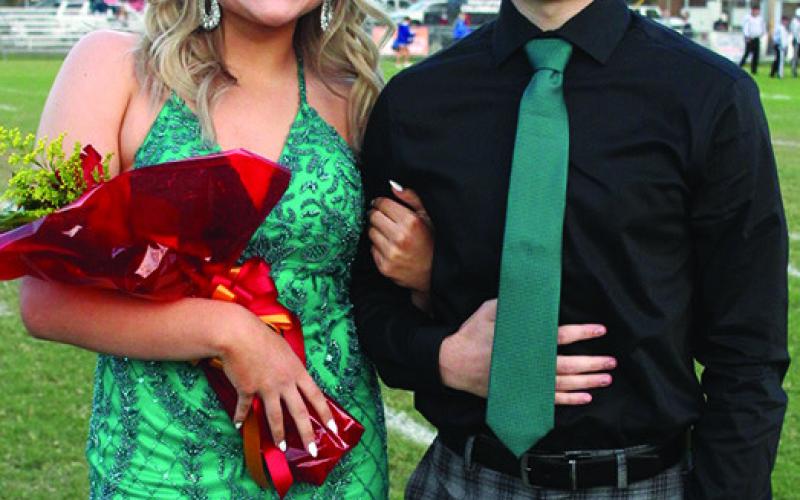 Lady Titan Senior, Macey Allison, was chosen as 2023 Fall Homecoming Attendant, Friday night, prior to the football game with St. Mary’s-Colgan. Macey is the daughter of Jason and Nicole Allison. She was escorted by Luke Gray, son of Amy Gray and the late Travis Gray.