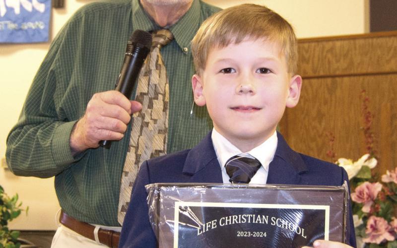 Awards to Life Christian students presented at ceremony