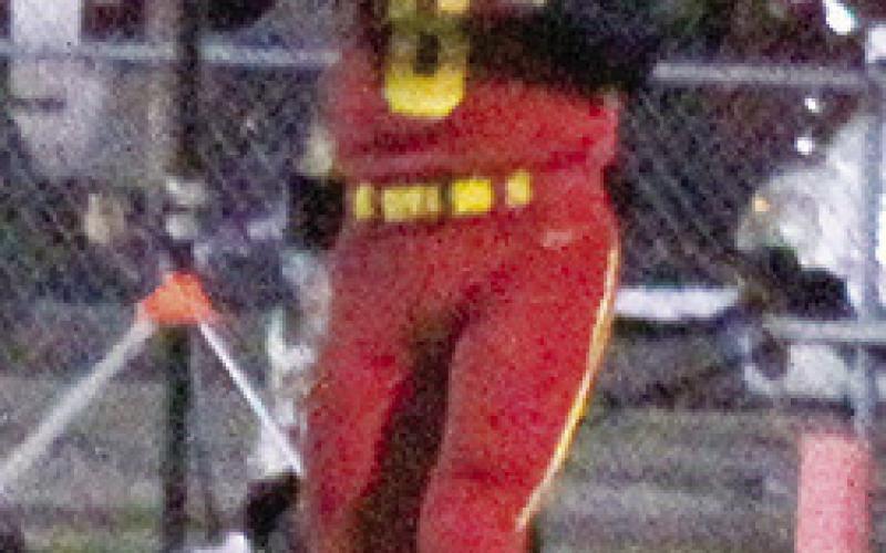 Jace Midgtt, Titan Junior, caught a pass from sophomore, Jett Tanner, and ran in for the first Titan touchdown in the, 20-59, loss to St. Mary’s-Colgan, Friday, in the 2023 Fall Homecoming contest. Jace scored all 20 points with three receiving touchdowns and two point-after-touchdown kicks.