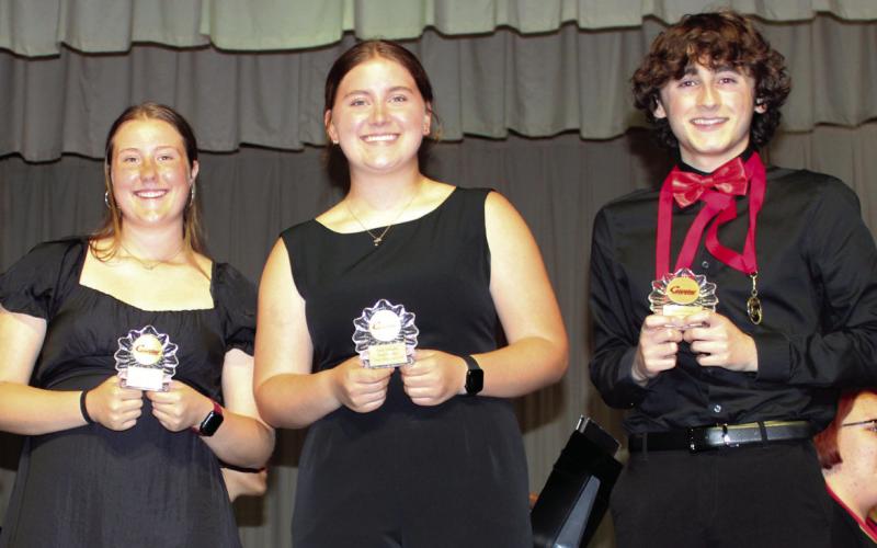 Columbus High School Titan band performs Spring Concert