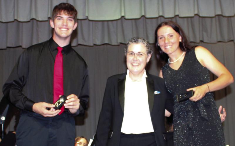 Columbus High School Titan band performs Spring Concert
