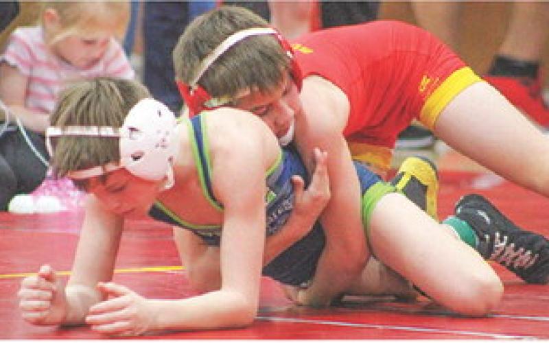Mini Titans wrestle in Jones Classic