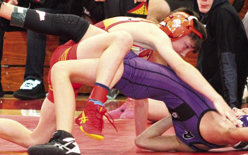 Mini Titans wrestle in Jones Classic