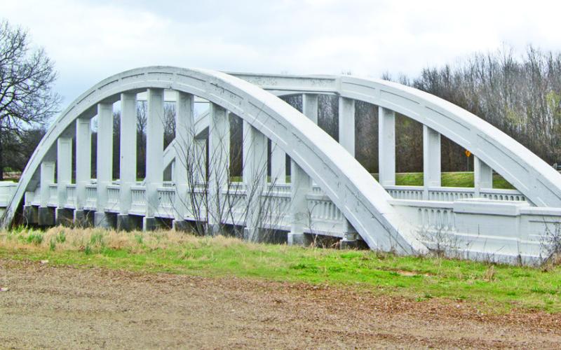 Rainbow Bridge near Baxter Springs is closed for repainting. It should open up again around March 31.