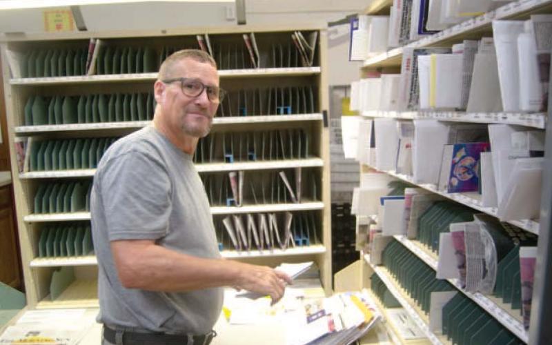 Postman Pat York sorted the mail for the last time Friday as he retired after 26 years working in the postal service.