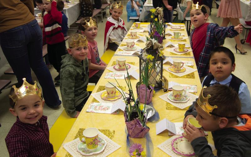 Park Kindergarten celebrates with royal tea party