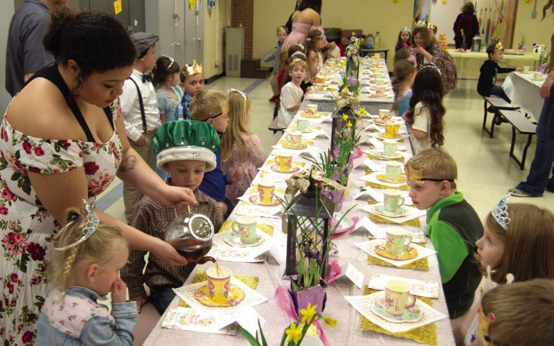 Park Kindergarten celebrates with royal tea party