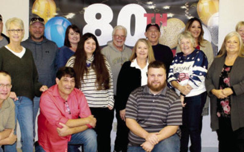 Family and friends gathered recently to honor Dick Glasgow on his 80th birthday.
