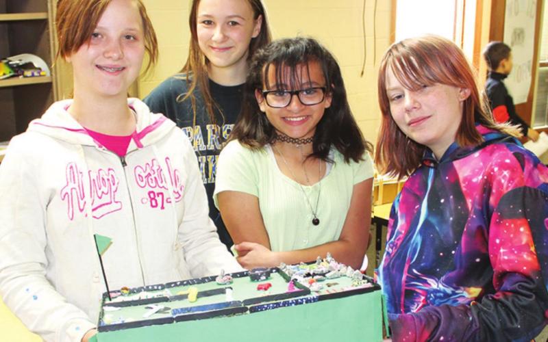 Central Sixth Grade STEM creates golf course