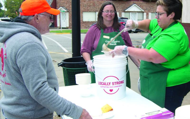 The annual Columbus Day bean feed is always a popular event the Friday evening before the Saturday Festival.
