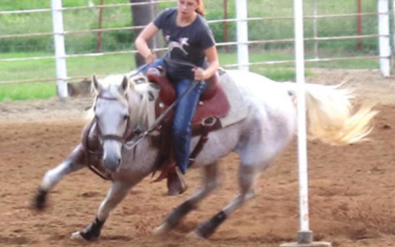 Local youth equestrians participate in timed event competition