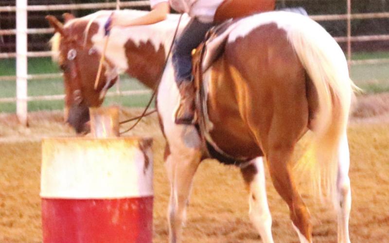 Local youth equestrians participate in timed event competition