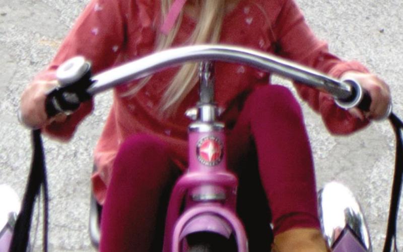 Pre-Kindergarten students ride tricycles for St. Jude