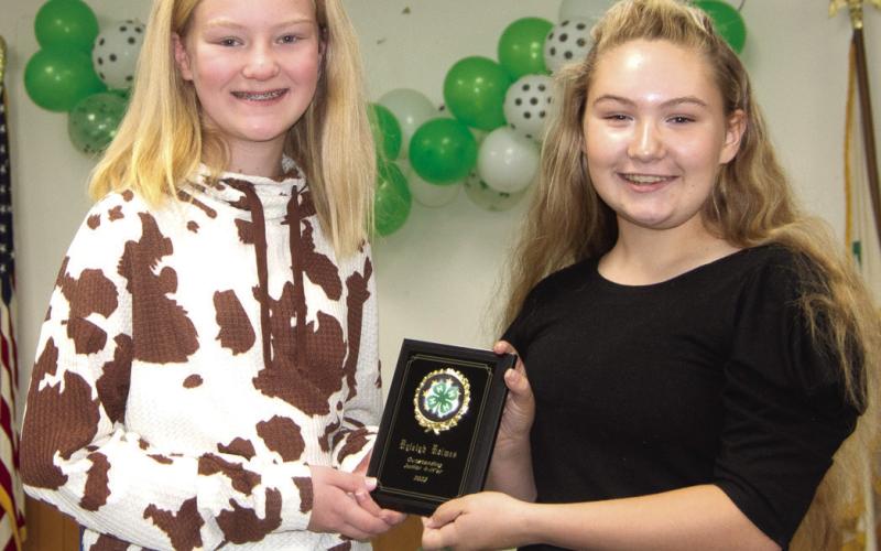 4-H members recognized for achievements at breakfast