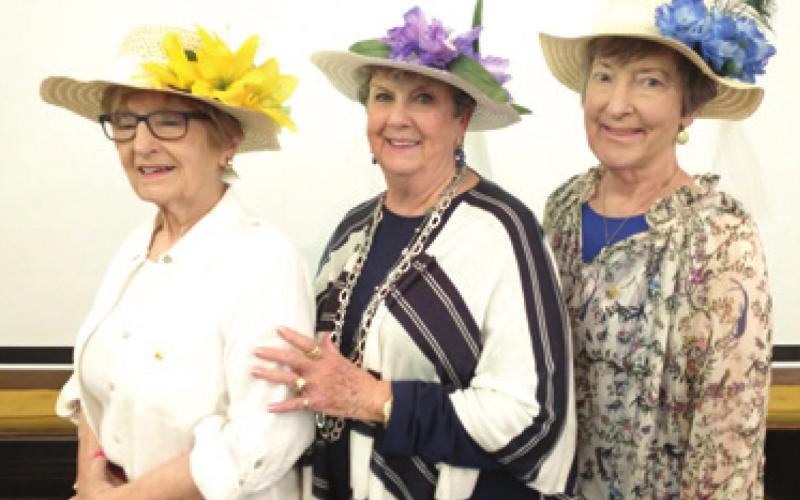 P.E.O. creates Easter bonnets