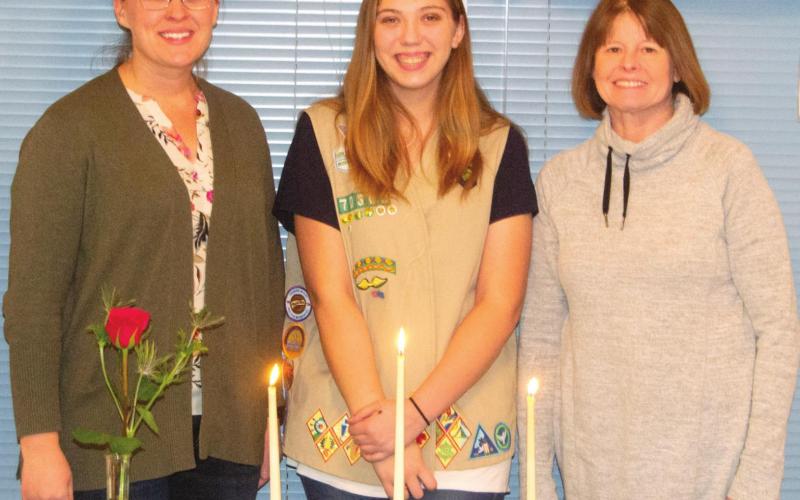 Anna Head gets Girl Scout Silver Award