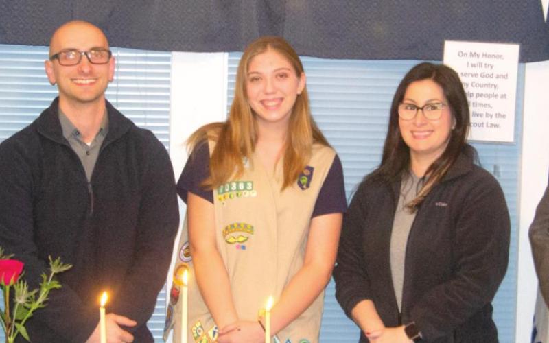 Anna Head gets Girl Scout Silver Award