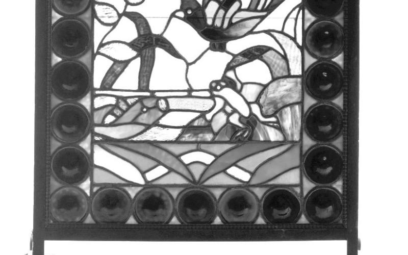 Antique fire screens were decorative as well as functional