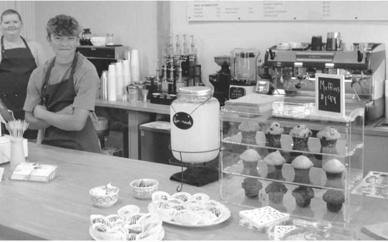 A one time pizza store has been transformed into an attractive coffee bar and flower shop. A variety of coffee and other beverages are available prepared fresh by local baristas. Fresh cut flowers and live plants are also available as well as other gift items. Life In Bloom and Co. held a ribbon cutting Friday.