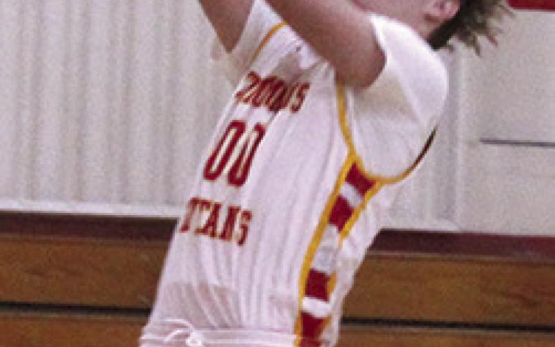 Matthew Webb led the Titan Eighth Grade A Team with eight points in the 18-55 loss to College Heights Christian School in Tuesday’s season opener at the CUHS Gymnasium.