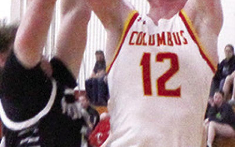 Titan Senior, Cole Youngblood, scored 24 points in the Senior Night, regular season finale, Tuesday, at the CUHS Gymnasium. Cole and the Titans lost the CNC League game to Frontenac, 51-58.