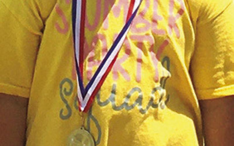 Alaina Smiley placed second in the girl’s 9-11 year-old division. Alaina shot 44 strokes, in the nine-hole, game during the Independence Junior League Golf Tournament, Thursday. Courtesy Photo.