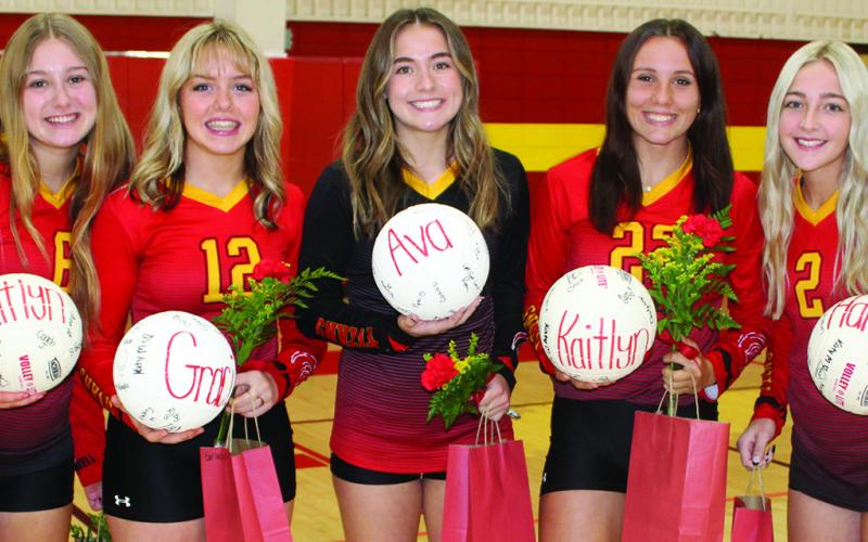 The Columbus Unified High School Volleyball Team will play in the Kansas Class 3A Sub-State Tournament, tomorrow, in Riverton. The event begins at 1 p.m. with the Lady Titans (17-18) taking on Cherryvale (20-16) in the second match of the day. Seniors taking the court are Kaitlynn Lopp, Graci Major, Ava Harman, Kaitlyn Simpson, and Harley Long.