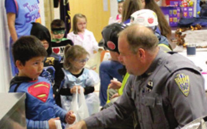 Lincoln students enjoy costume parade walk