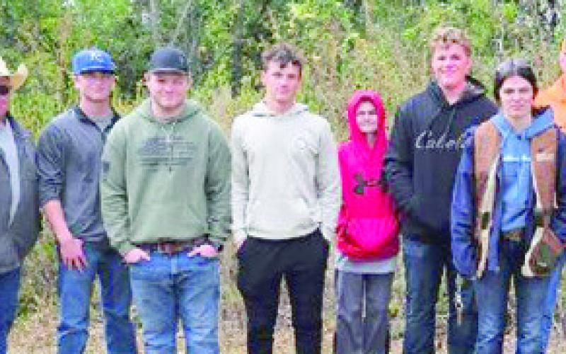 The state competition for 4-H shooting sports was held the weekend of October 14 and 15. Youth competed individually in Trap and Skeet and as a team in Sporting Clays. Trap and Skeet shooting took place Saturday at Ark Valley Gun Club. The Sporting Clays team event was held Sunday at Sporting Training Center. Youth attending included Ben Major, Issac Major, Jaiden Gannaway, James Maxton, Josh Shultz, Montana Elmer and Wyatt Hall. Bob Shanks, Shooting Sports leader accompanied the team.