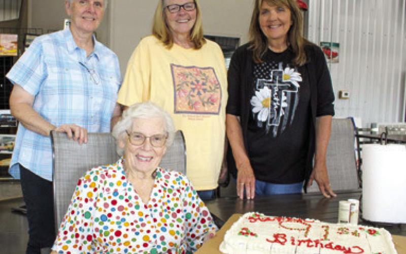 A 91st birthday party was held for Wanda Tilman. The party was thrown by her daughters Debra Messer, Brenda Qualls, and Kathy Hess. A large crowd turned out to wish Tilman well on her special day.