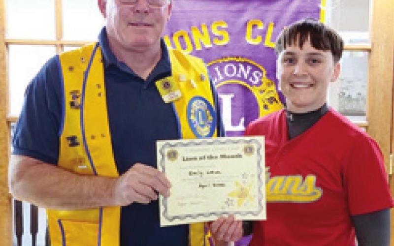 Welch named Lion of Month for April