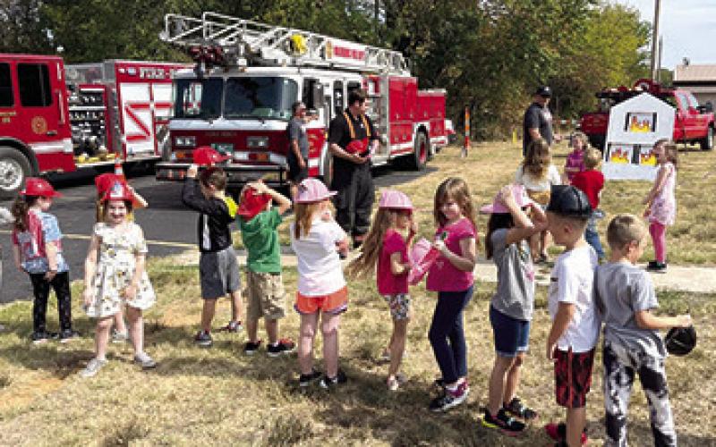 Columbus Fire department visited Highland and Park Elementary schools for National Fire Prevention Week. Firefighters spoke to students about fire safety, the importance of smoke detectors, knowing how and when to call 911 and developing family escape plans. They were able to give out over 300 fire prevention packets to students. “This is one of our favorite parts of our job, interacting with the kids and hopefully making a positive impact in their life,” said Fire Chief Steven Burton.