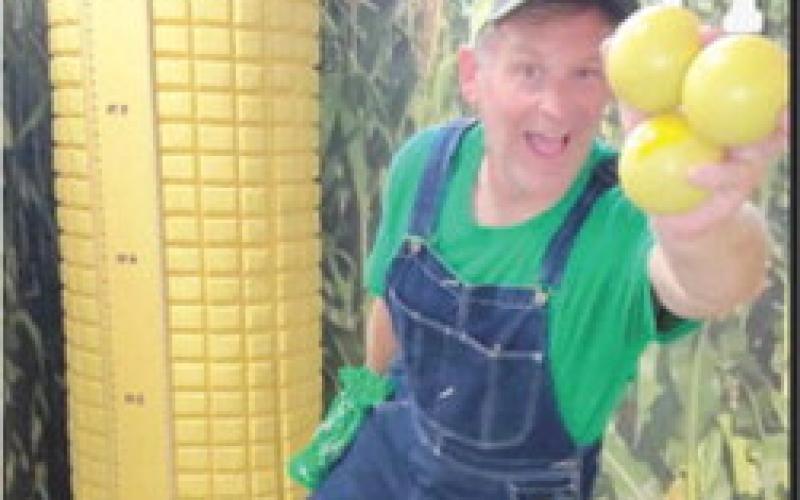Farmer Phil will be performing a unique blend of juggling and comedy during the Columbus Day Festival. Look for him on the square. Courtesy photo.