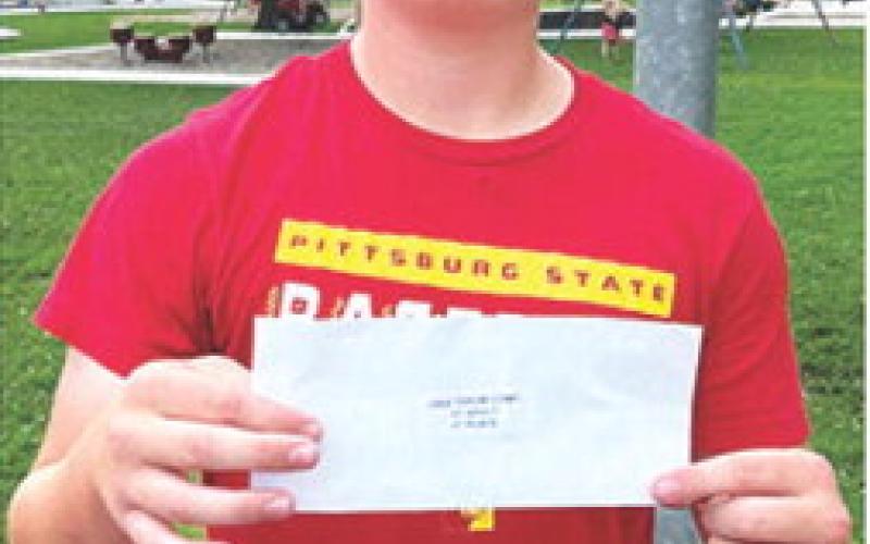 Ethan Midgett, made five of five free throws to win the 17 and over age division of the Columbus Recreation Free Throw contest during Freedom Fest, June 27, at the City Park. Courtesy photo.