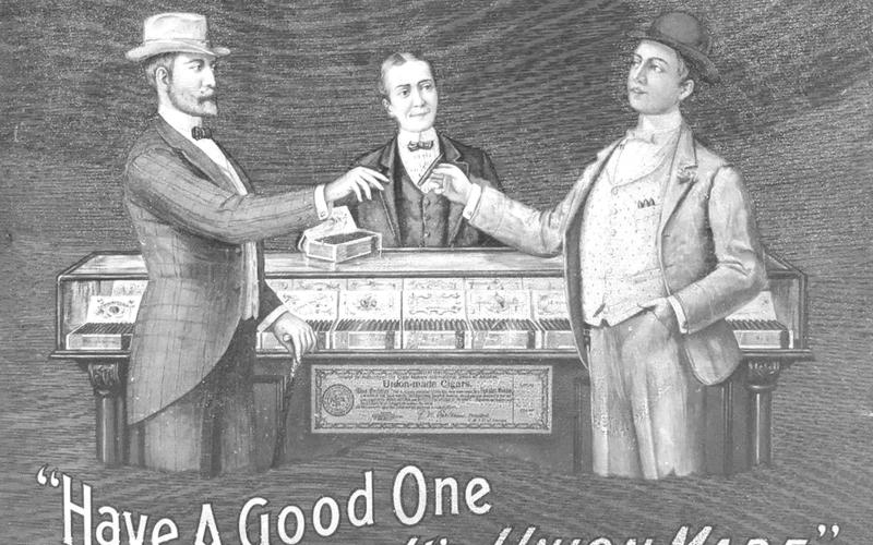 Advertising signs in the 1800’s encouraged buying union made product