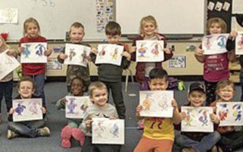 Park Elementary students compete in coloring contest