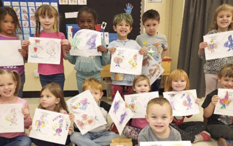 Park Elementary students compete in coloring contest