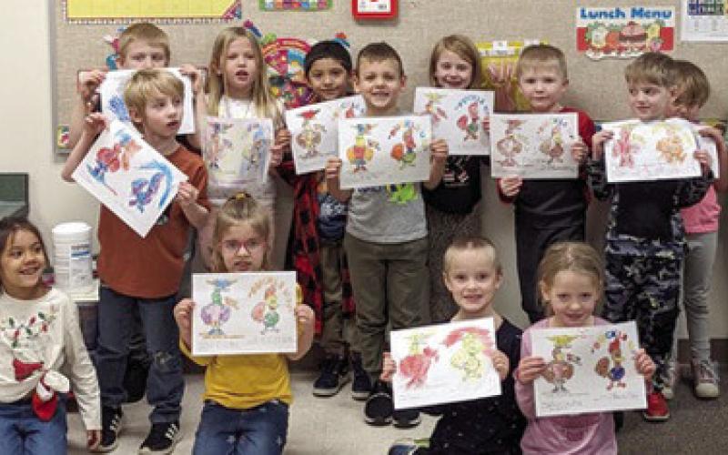 Park Elementary students compete in coloring contest