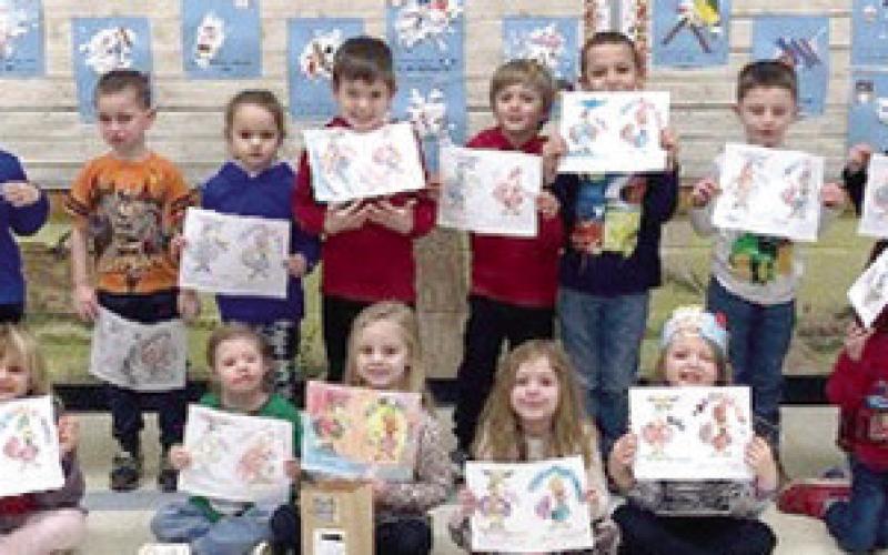 Park Elementary students compete in coloring contest